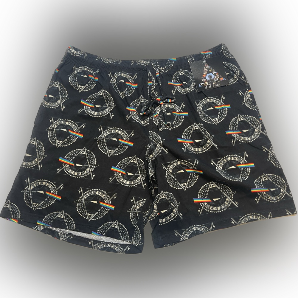 Pink Floyd - Men’s Sleep Shorts - Size M - Black - NWT